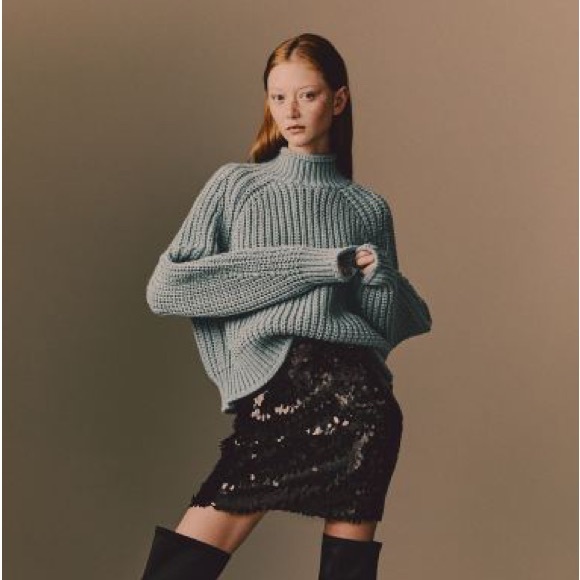 Sweater KNIT H & M in GRAY - Picture 4 of 17